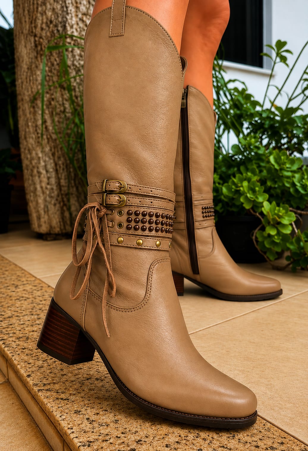 Bota Western Tifany Couro Legítimo 