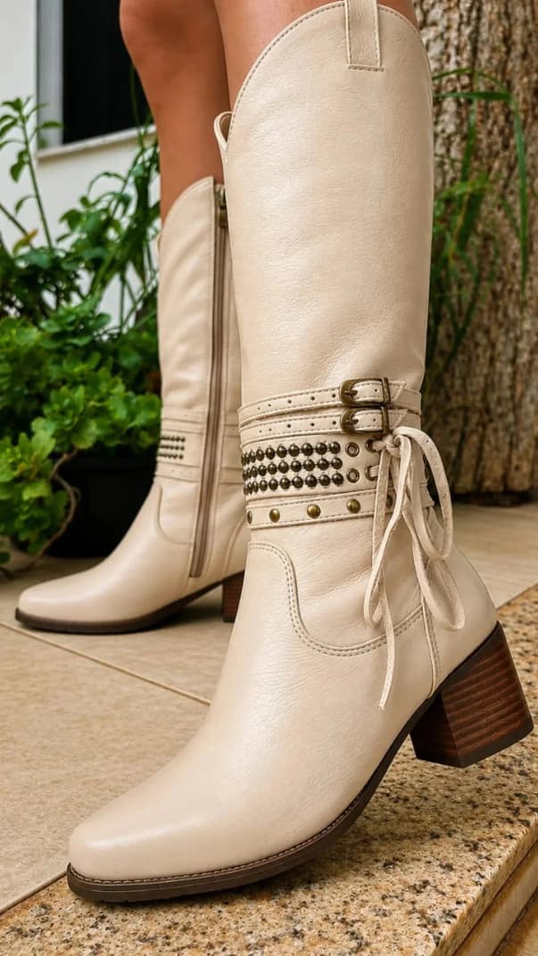 Bota Western Tifany Couro Legítimo 