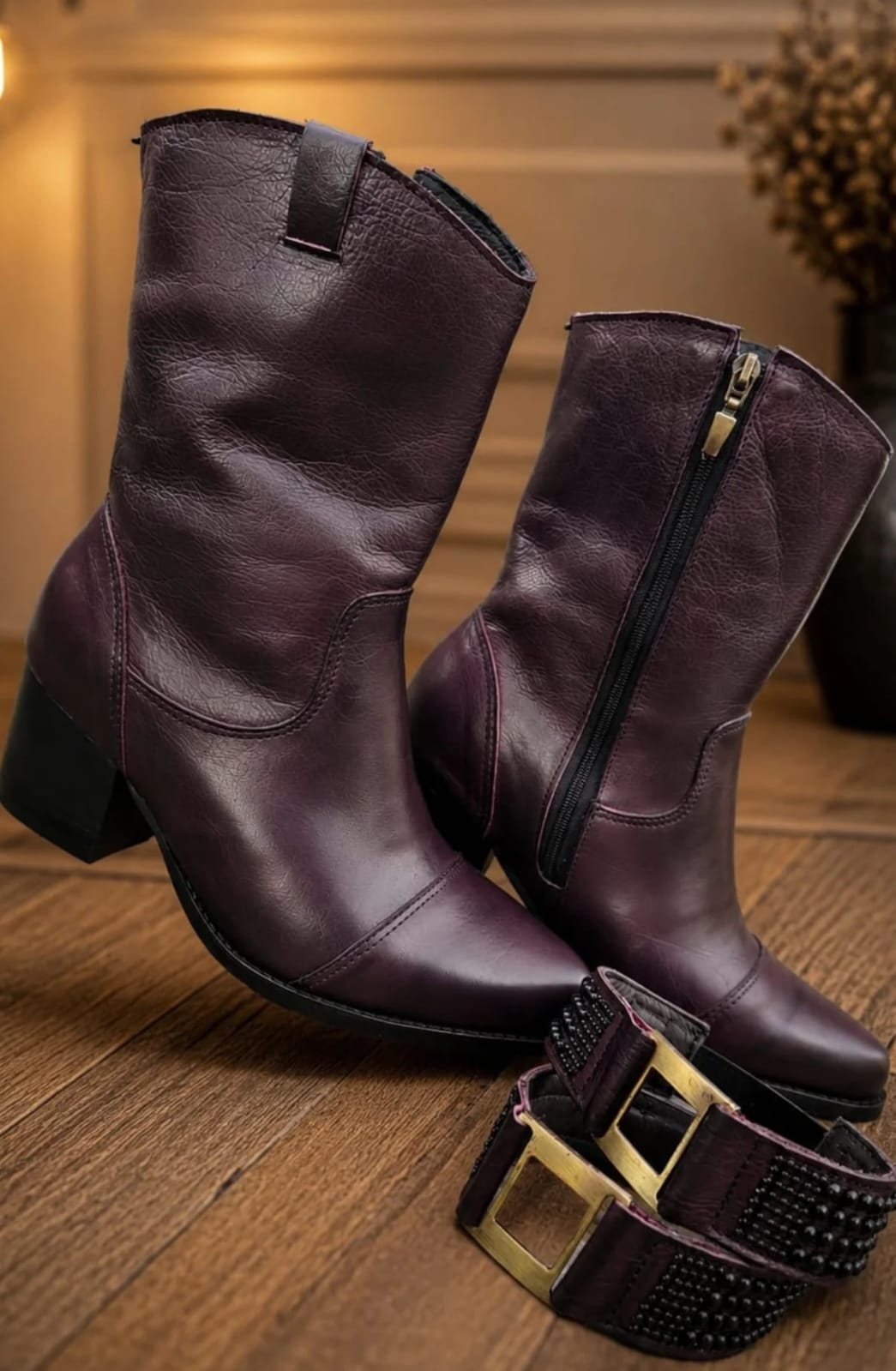 Bota Nina Couro Legítimo 