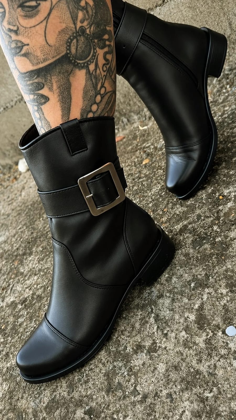 Bota Virginia Couro Legítimo 