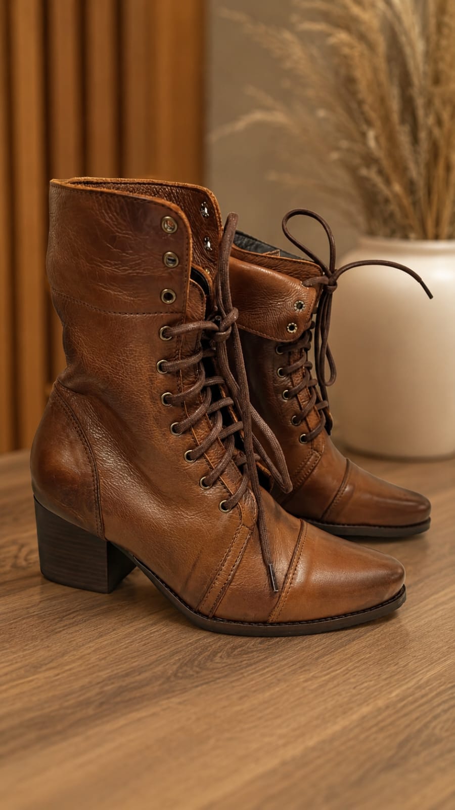 Bota Melina Couro Legítimo 