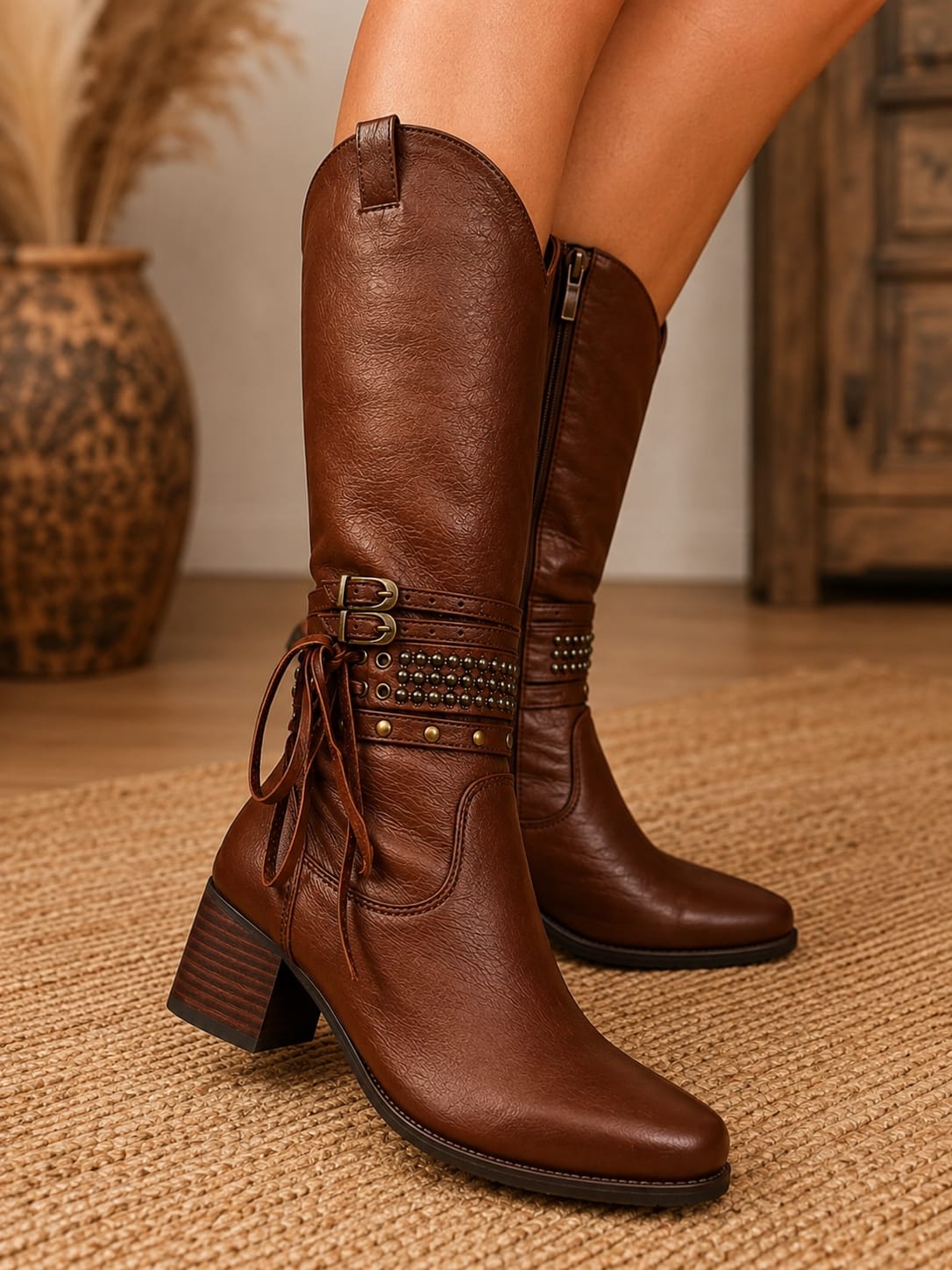 Bota Western Tifany Couro Legítimo 